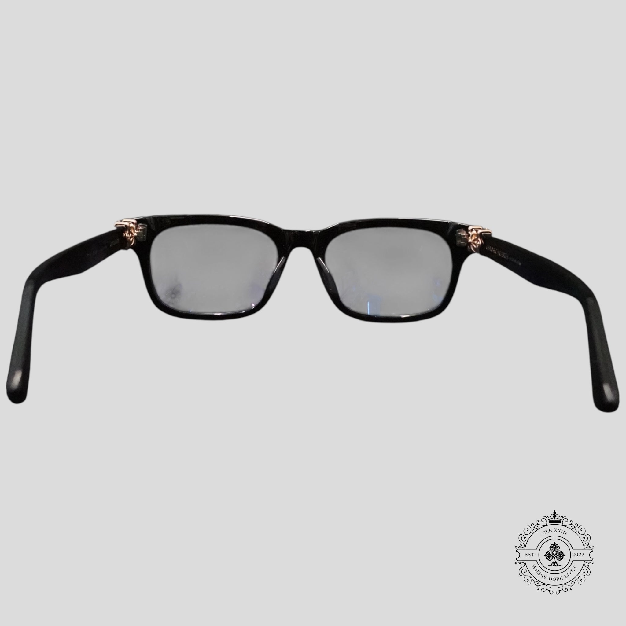 Chrome Hearts Vagilante Sunglasses in Black/Gold